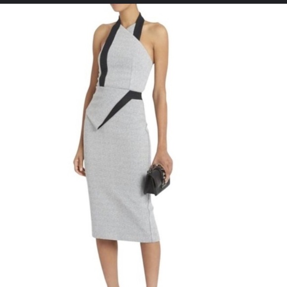 Dion Lee Asphalt Crepe Gray Fleck Dress XS - Picture 1 of 11